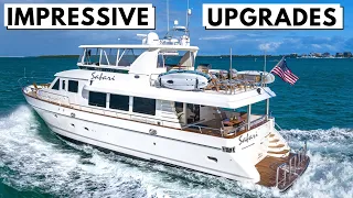 $2,050,000 2002 SYMBOL 80 "SAFARI" Fast Trawler SuperYacht Tour Liveaboard Pilothouse Motoryacht