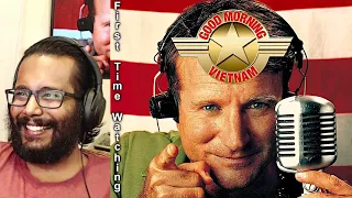 Good Morning, Vietnam (1987) Reaction & Review! FIRST TIME WATCHING!!