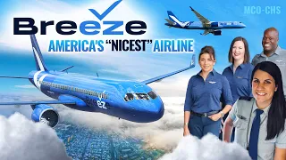 America's "NICEST" Airline!  | Breeze Airways "Nicest" Flight  MCO - CHS | Review