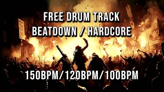 Free Slamming Beatdown Drum Track (HUGE BREAKDOWNS)