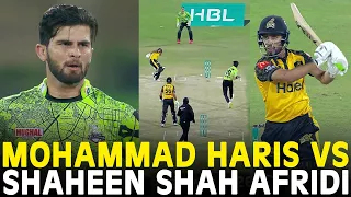 Mohammad Haris vs Shaheen Shah Afridi's Battle | Lahore vs Peshawar | HBL PSL 2023  | MI2A