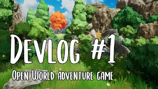 My first - - - Stylized - - - OPEN WORLD Adventure Game | Devlog #1 | Unreal Engine 5