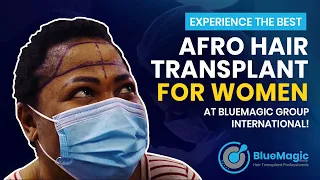 Afro Hair Transplant | Hair transplant For Women In Istanbul | BlueMagic Group International