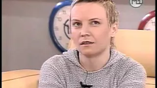 Светлана Сурганова - утренний эфир на телеканале М1 (21.04.2004)
