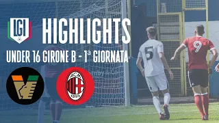 Highlights Venezia-Milan U16 A-B, 1^ giornata stagione 2023-24