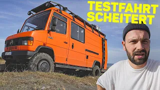 Bester Reisecamper kann nichts? So geht es nicht! Mercedes 814 4x4 steckt fest!