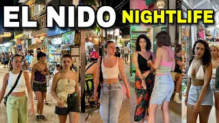 El Nido NIGHTLIFE 2024 | Night Walking Tour in Palawan Island, Philippines