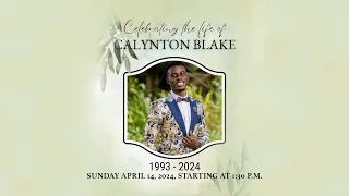 Celebrating the life of  Calynton Blake