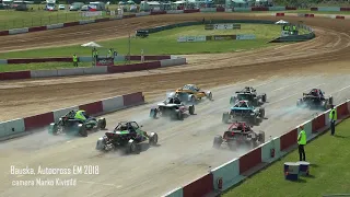 Autocross EM 2018, Bauska 2. day accidents, buggy crash