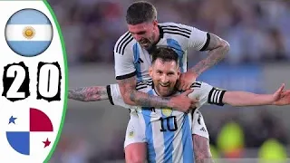 Argentina VS Panama 2-0 All Goals & Extended Highlights 2023 HD.