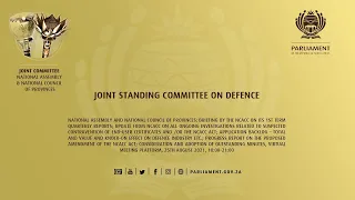 Joint Standing Committee on Defence, 26th August 2021