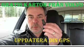 Uppdaterar min GPS från Volvo Cars.  Nya kartor till min Volvo XC70. MAGDA.