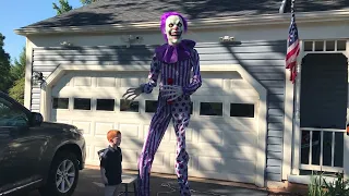 Stitches the Clown HUGE 9ft Clown Animatronic Demo - Lowe’s