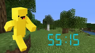 My first 1.16.1 RSG minecraft speedrun PB  (55:15)