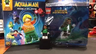 LEGO DC Superheroes Aquaman Rage Of Atlantis Blu-Ray Unboxing + Green Lantern Jessica Cruz Minifig