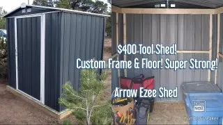 $400 Shed! Arrow Ezee Shed - Building A Floor