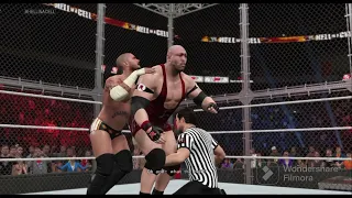 WWE 2K15 SHOWCASE/ RyBACK VS C M PUNK FOR WWE CHAMPIONSHIP/ HELL IN CELL/WWE 2K15 SHOWCASE PART 13