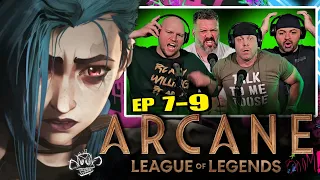 THAT'S HOW IT ENDS?!?!?! First time watching ARCANE ep 7-9 reaction