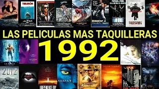 💲 Las PELICULAS mas TAQUILLERAS del 1992 / RANKING las Películas mas Taquilleras de la Historia /Top