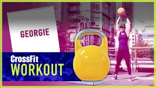 Georgie WOD Crossfit home workout w/ Kettlebell