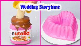 😬 Wedding Storytime 🌈 Top Satisfying PINK Chocolate Cake and Feel Your Mouth Water!