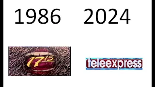 Ewolucja loga Teleexpress 1986-2024