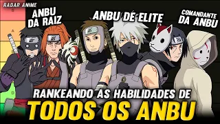 TIER LIST DOS MELHORES E PIORES NINJAS DA ANBU DE NARUTO