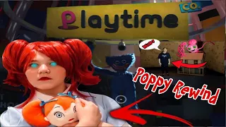 Poppy Playtime Rewind! Huggy Wuggy The Movie| Controlled By Poppy | Cutting Open Poppy  (skit)