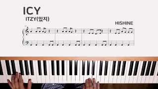 ITZY(있지) "ICY"(아이씨) 쉬운 피아노 악보 버전