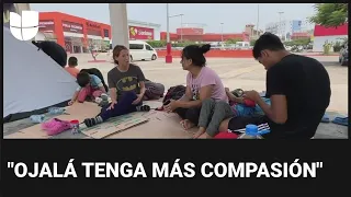 ¿Qué le piden los migrantes que esperan en México para cruzar a EEUU a la próxima presidenta?