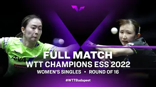 FULL MATCH | Kasumi Ishikawa vs Hina Hayata | WS Rd 16 | WTT Champions ESS 2022