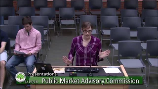 Public Market Advisory Commission Meeting 4/19/18
