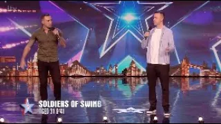 Britain's Got Talent 2020 Auditions: The Soldiers of Swing Vince & Lee Full Audition (S14E05)