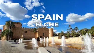 4K Elche Spain 🇪🇸 - January Walk 2023 | Costa Blanca 2023