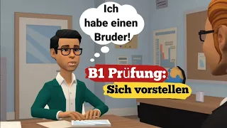 Prüfung B1 mündlich Deutsch | Sich vorstellen | sprechen Teil 1