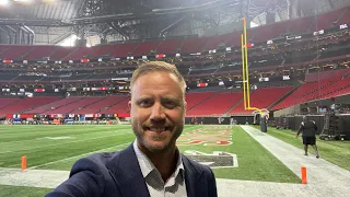 Mercedes Benz Stadium tour, from field to nosebleeds, incredible — 49ers-Falcons