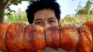 LECHONG PUYAT | MUKBANG | OUTDOOR COOKING |Team AgustinTv