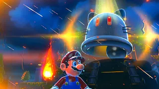 What happens when Mario collects the EVIL Giga Bell in Bowser's Fury?