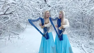 Celtic Lullaby ❄️ (Fall Softly Snow) Harp Twins