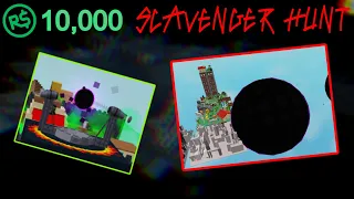 I hosted a 10,000 Robux Scavenger Hunt (Roblox)