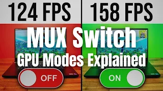 How to use the MUX Switch in your Gaming Laptop? | GPU Modes explained in Asus ROG/TUF Laptops!