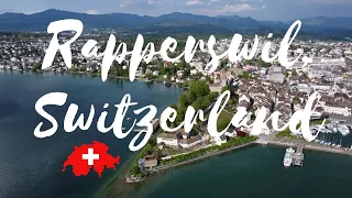 🛥️ Rapperswil Castle and Harbour, Switzerland Drone Flight Video | World from Above