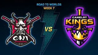 SMITE Pro League Road to Worlds Week 7 : Oni Warriors Vs Camelot Kings
