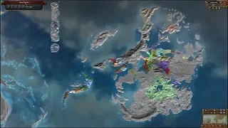 Europa Universalis 4 AI Timelapse - Random New World Superextended Timeline 1444-3000