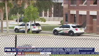 Student sliced in the face during high school fight, district says