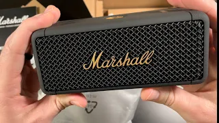 Marshall Bluetooth Speaker Unboxing