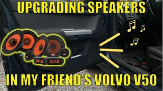 Upgrading The Sound System In My Friend's Volvo V50 (PART1)