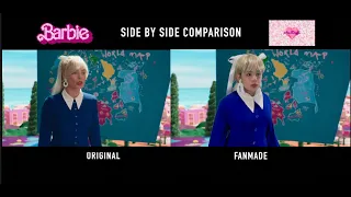 FANMADE BARBIE TRAILER SIDE BY SIDE COMPARISON ORIGINAL and FANMADE BY AVA DAZZLE