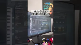 How to make MIDI STRINGS sound MORE REALISTIC | Tutorial #shorts