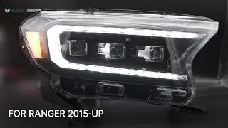 #VLAND Headlights For Ford Ranger